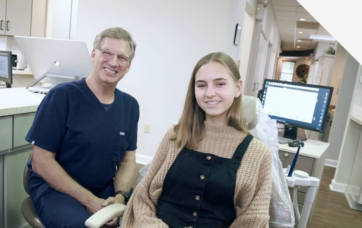 Braces Dillsburg_001 Young woman is thrilled to have her new braces in Dillsburg.